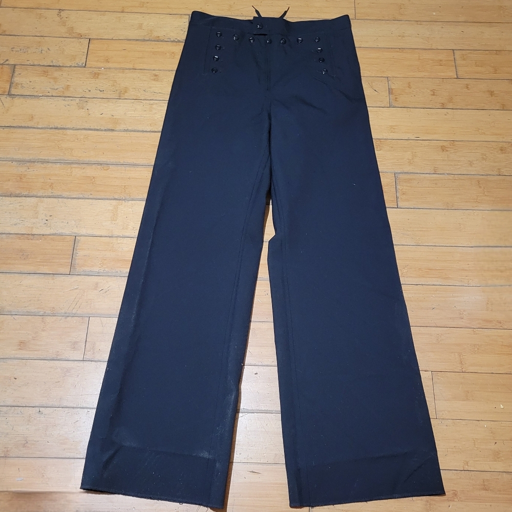 NAVY Men's Dress Blue 13-Button Zippered Uniform Trousers
